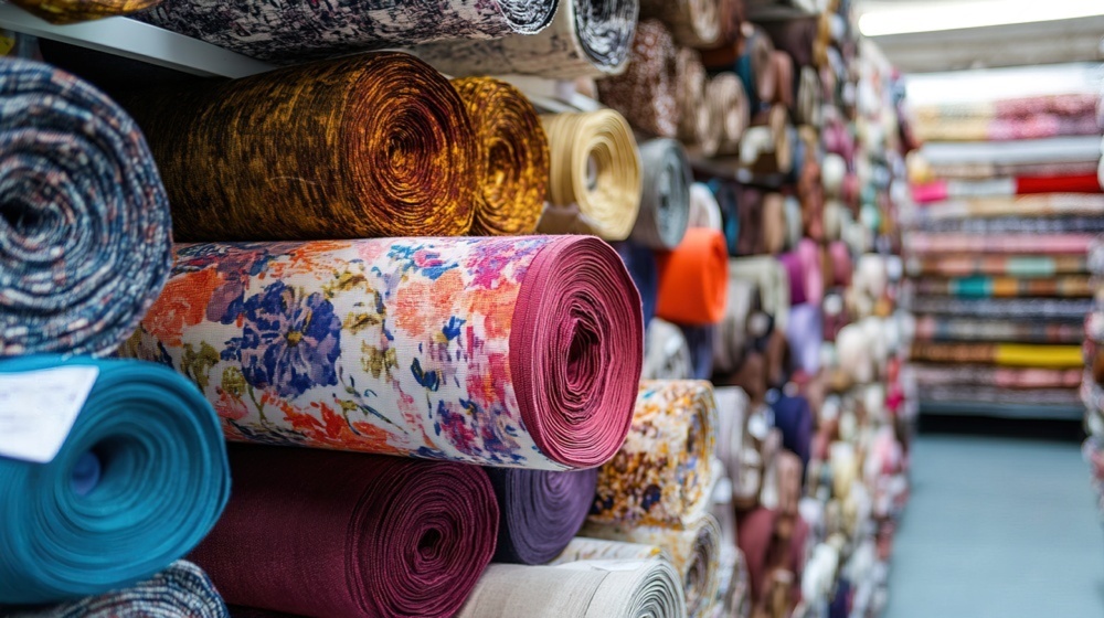 Fabric selection and color matching for garments